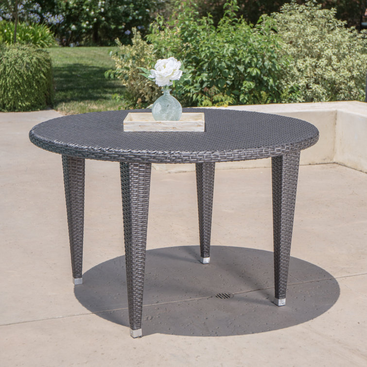 Small wicker dining online table